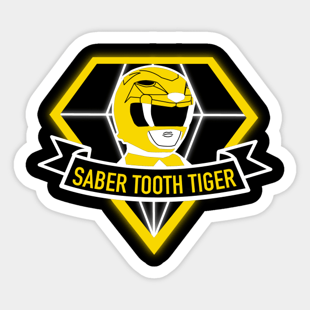 Sabertooth tiger Sticker by absolemstudio